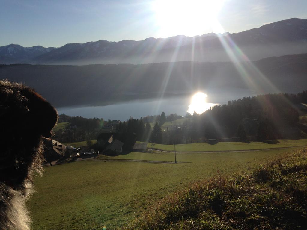 Ruhige Wohnung Mit Schoenem Eigengarten In Seeboden Am Millstaettersee Exterior foto